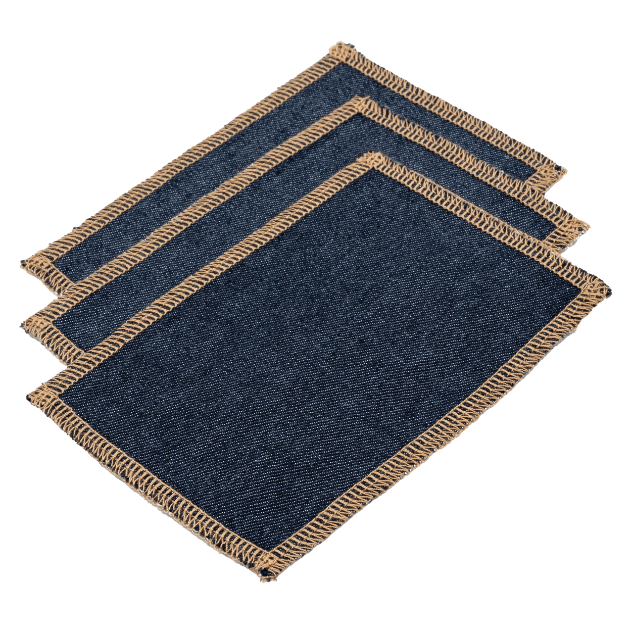 Stoffpatches Gross 3er-Set