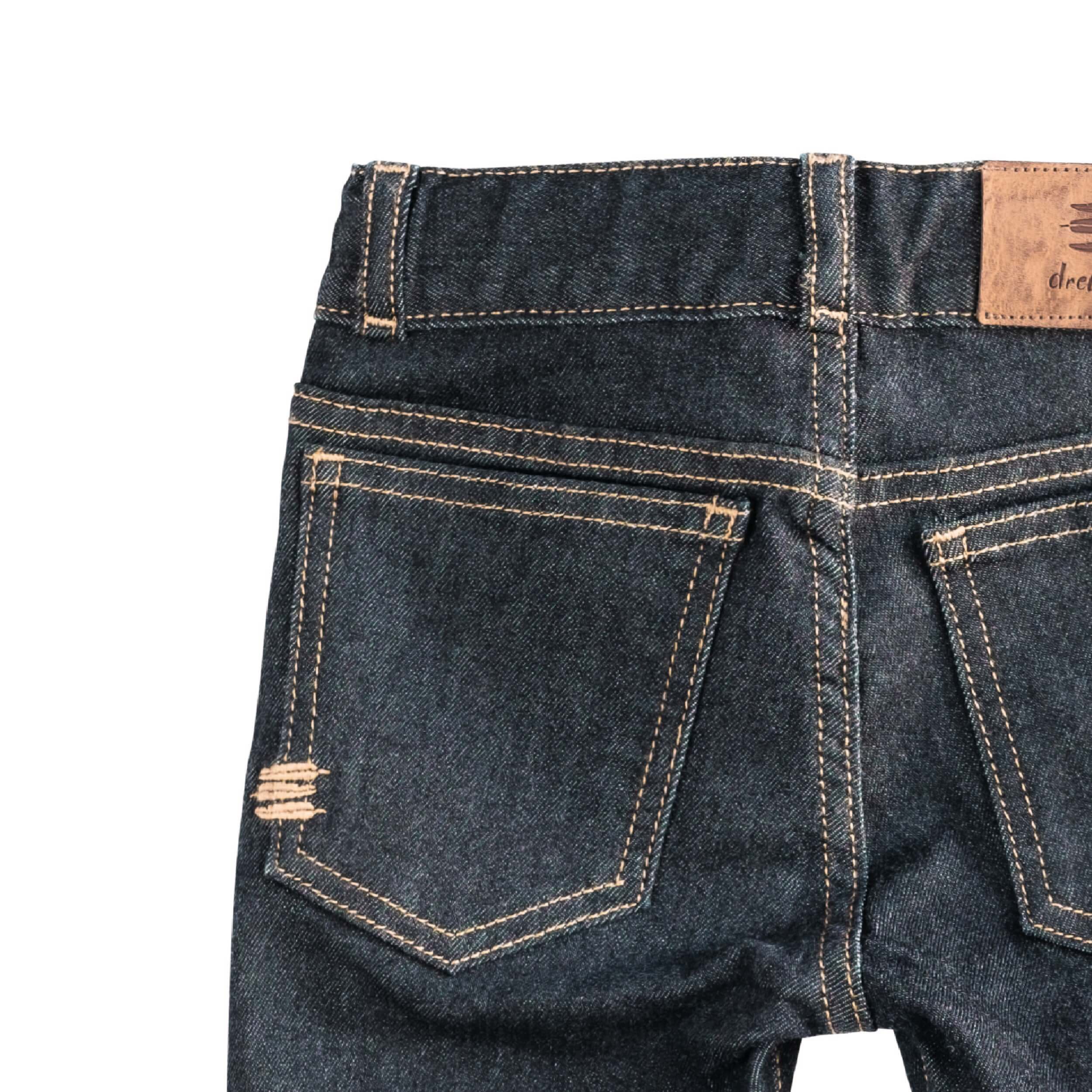 Midi Jeans Indigo_Stickerei