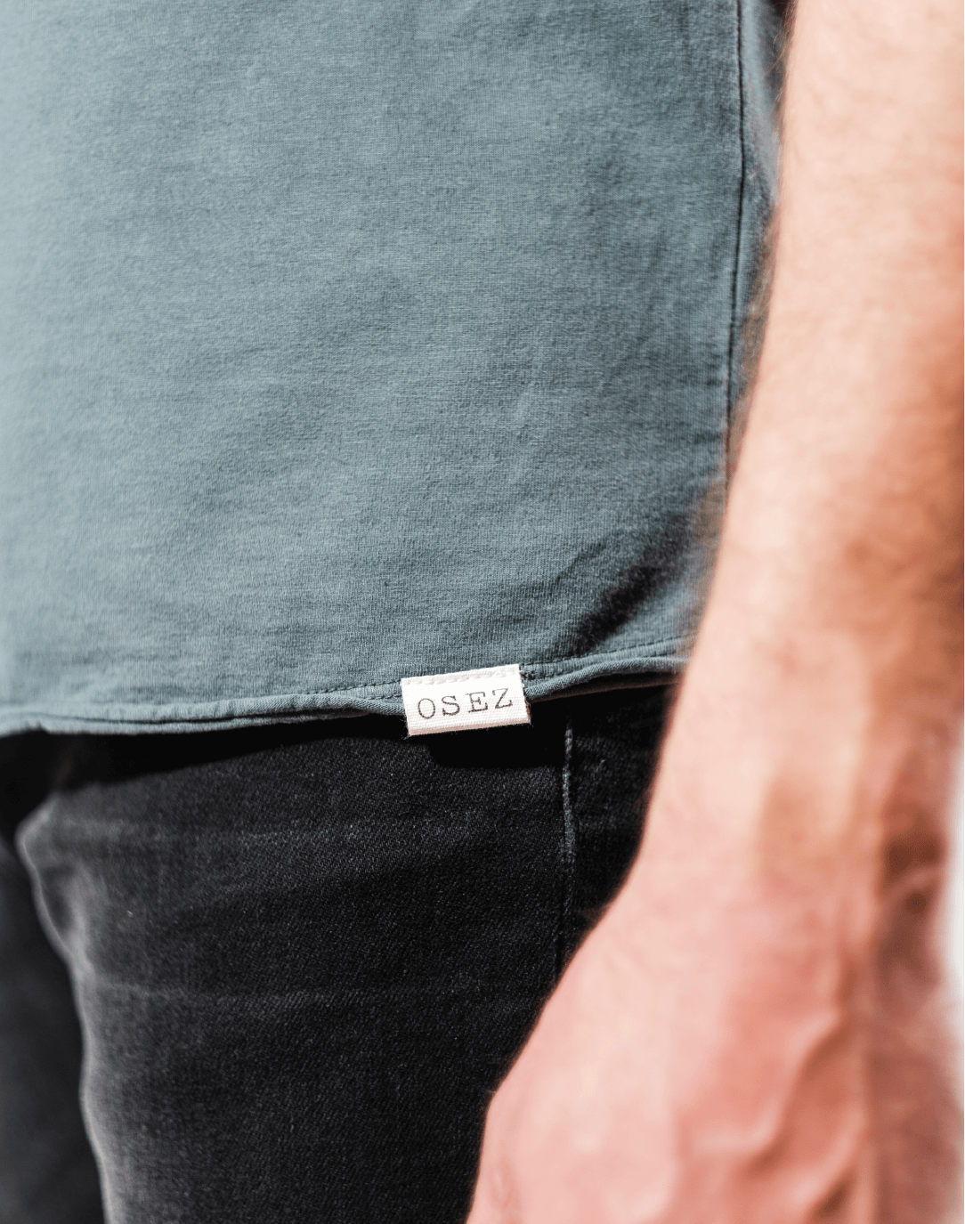 OSEZ Basic Tee Petrol