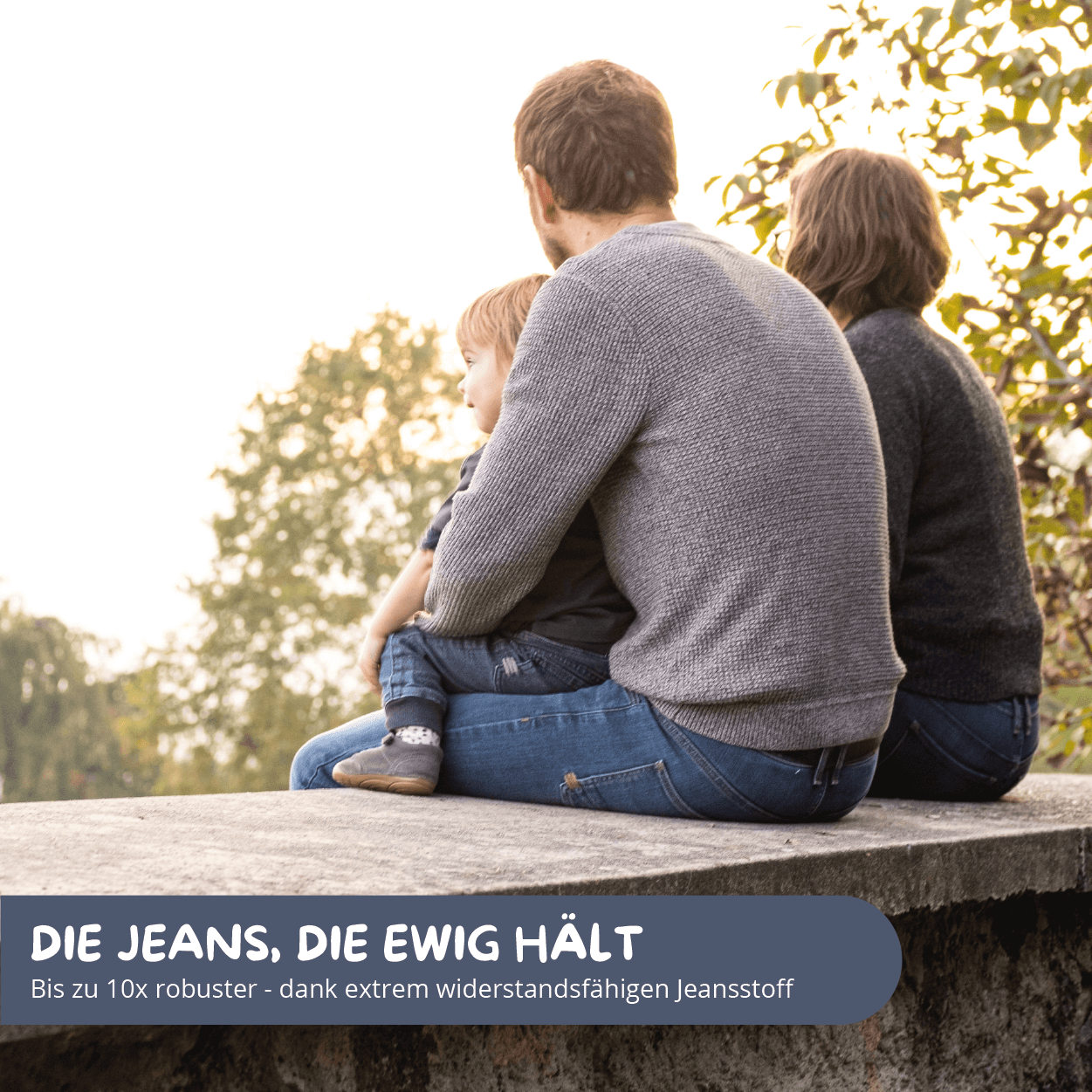 Dreifeder Jeans - Jeans die ewig hält Mama Papa Jeans