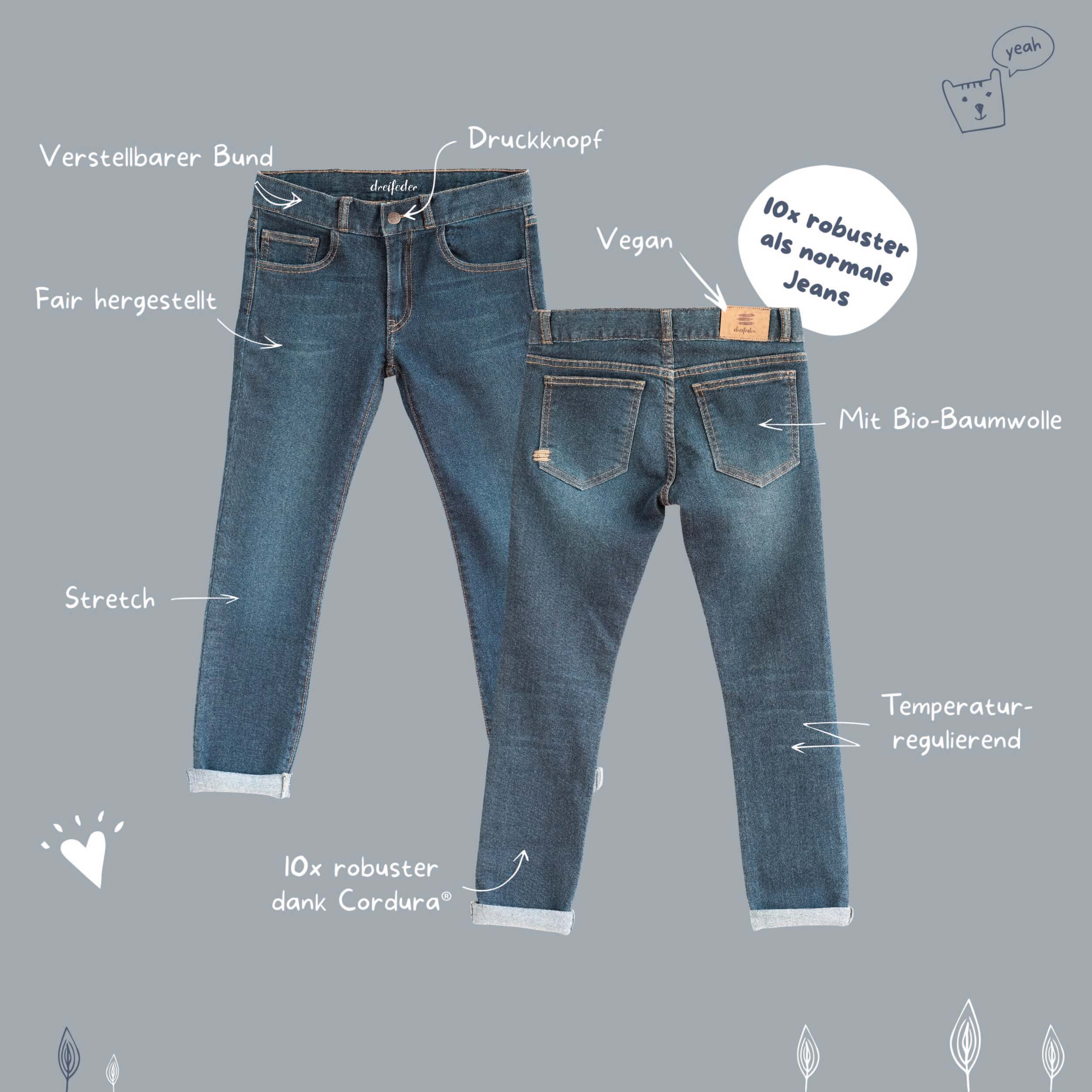 Dreifeder Maxi Jeans_Vorteile