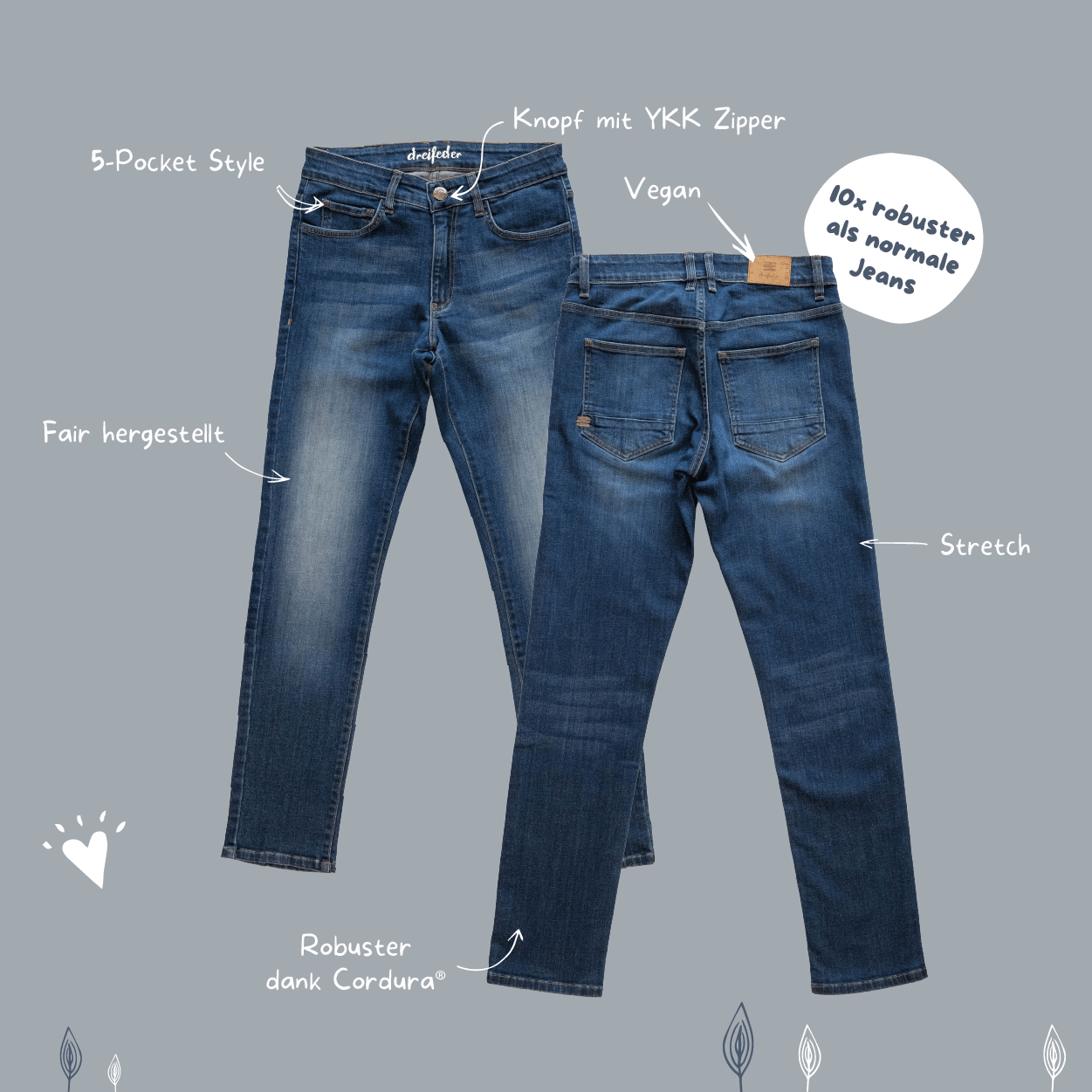 Papa Jeans_Eigenschaften