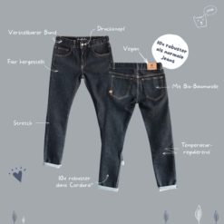 Dreifeder Maxi Jeans Indigo Vorteile